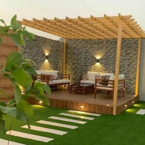 برجولات مودن خشبية
