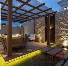 البرجولات الخشبية