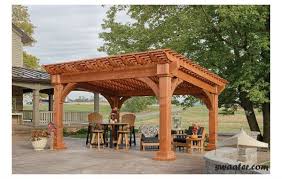 البرجولات الخشبية